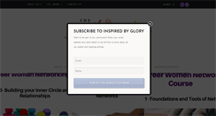 Desktop Screenshot of inspiredbyglory.com